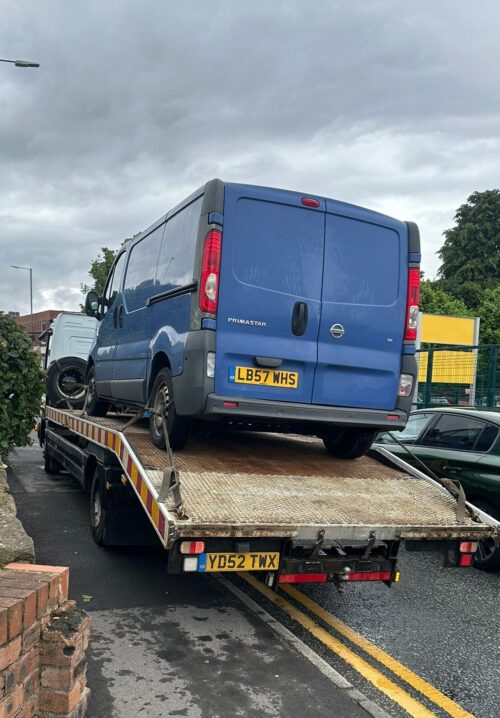 Local car recovery and towing coverage across Preston, Wigan, and Greater Manchester